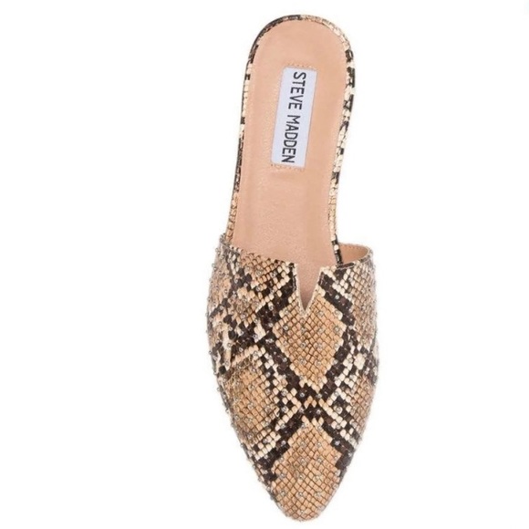 NEW 8 Steve Madden Snake Embossed Slip-On Mule - Picture 4 of 12